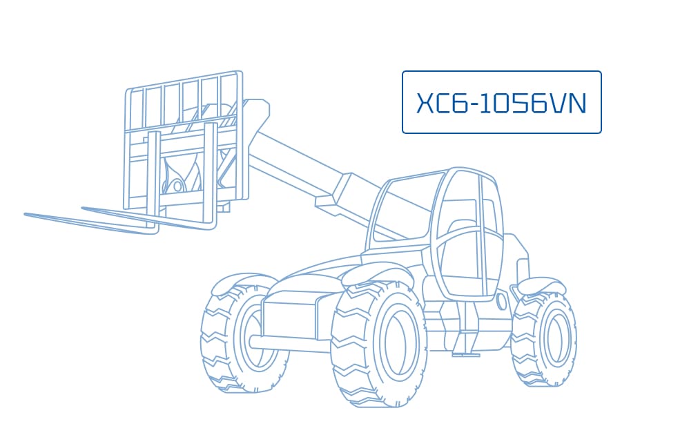 Телескопический погрузчик XCMG XC6-1056VN