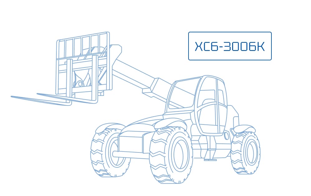 Телескопический погрузчик XCMG XC6-3006K