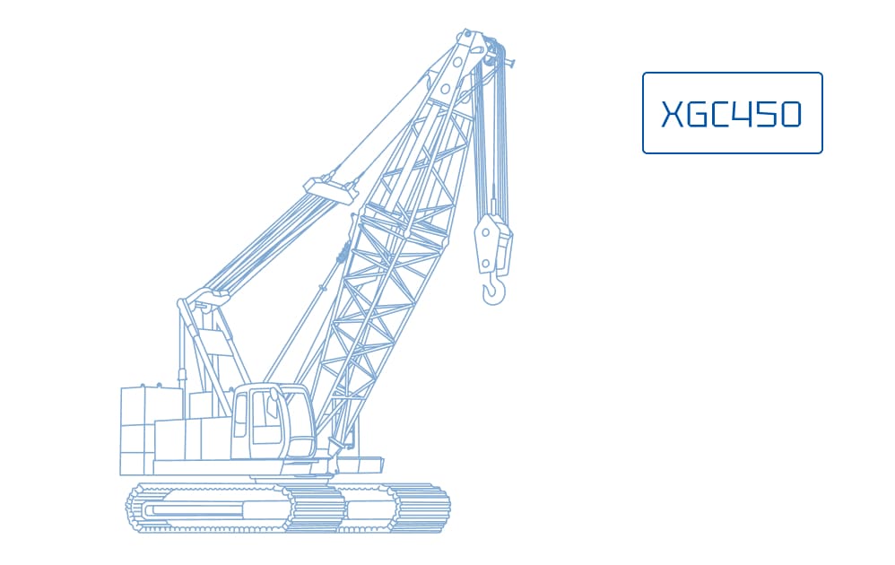 Гусеничный кран XCMG XGC450