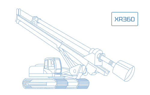 Роторная буровая установка с бесконечным шнеком XCMG XR360