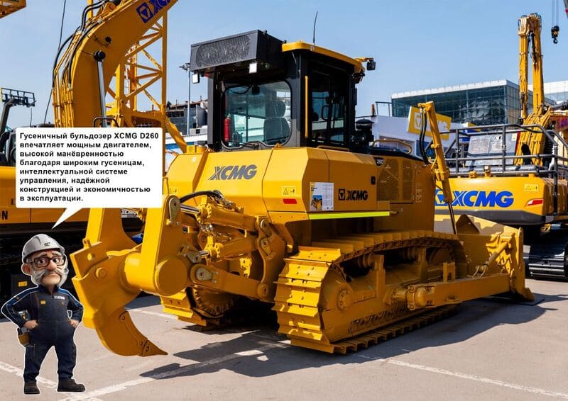 Гусеничный бульдозер XCMG D260