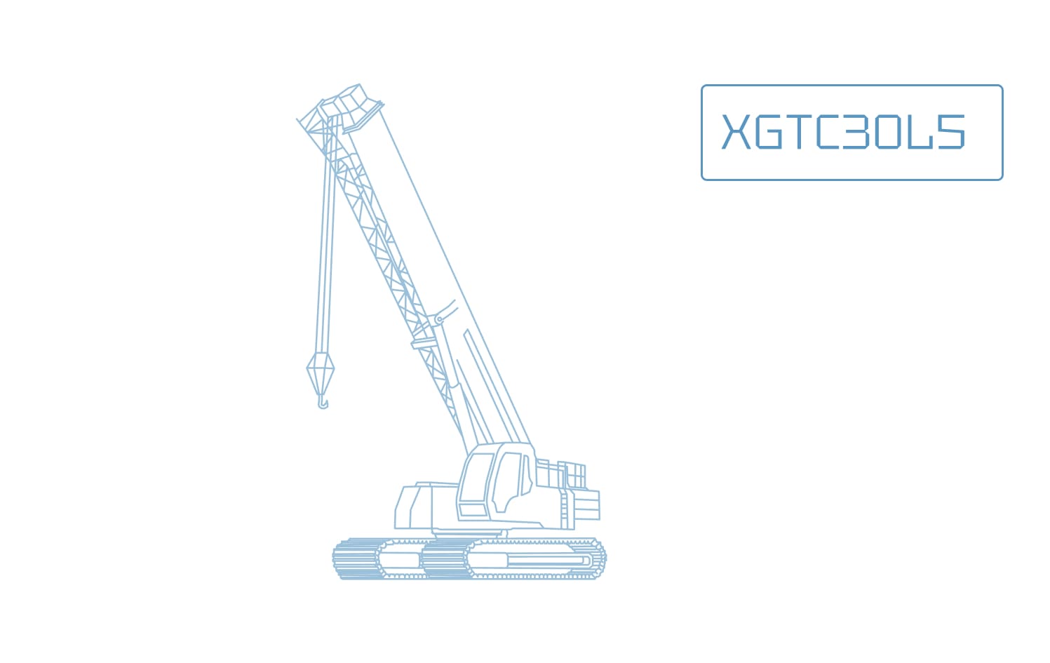 Телескопический гусеничный кран XCMG XGTC30L5