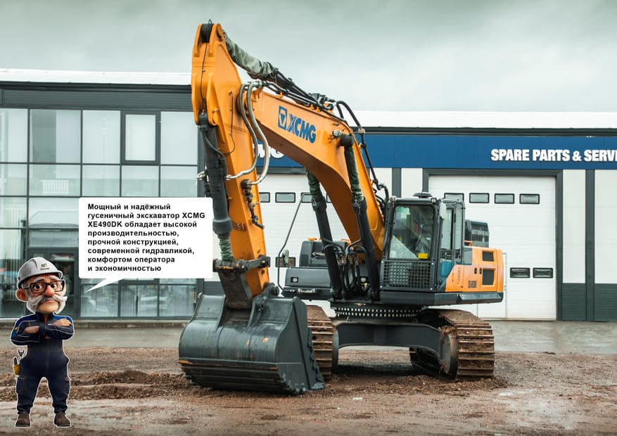 Экскаватор XE490DK с Иванычем