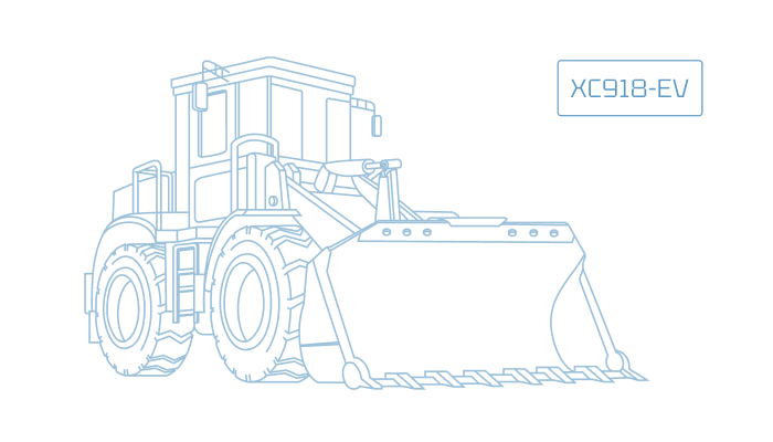 Фронтальный погрузчик XCMG XC918-EV