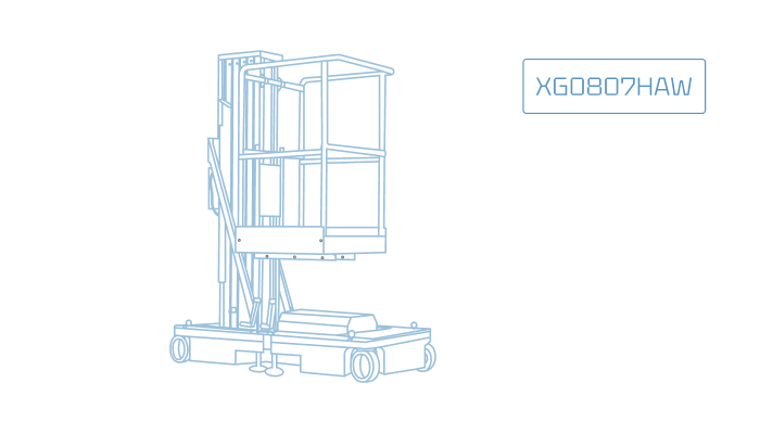 Ножничный подъемник XCMG XG0807HAW