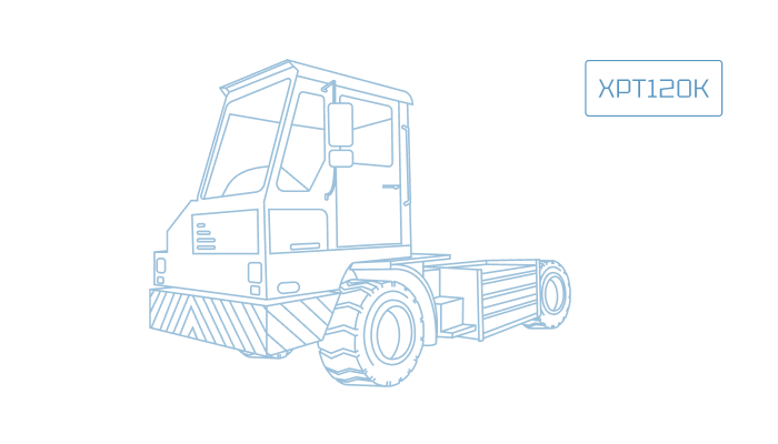 Портовый тягач XCMG XPT120К