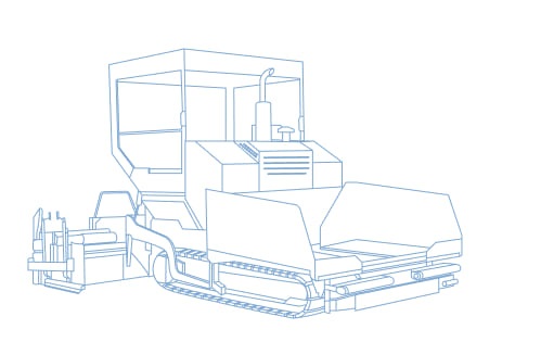 Асфальтоукладчик XCMG RP1355T