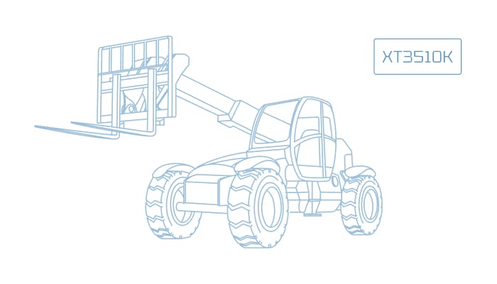 Телескопический погрузчик XCMG XT3510K