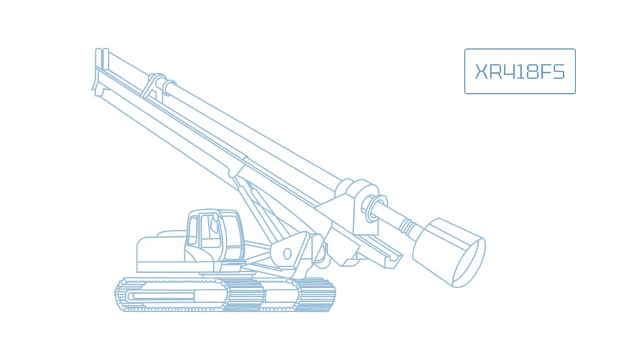 Установка для роторного бурения XCMG XR418FS