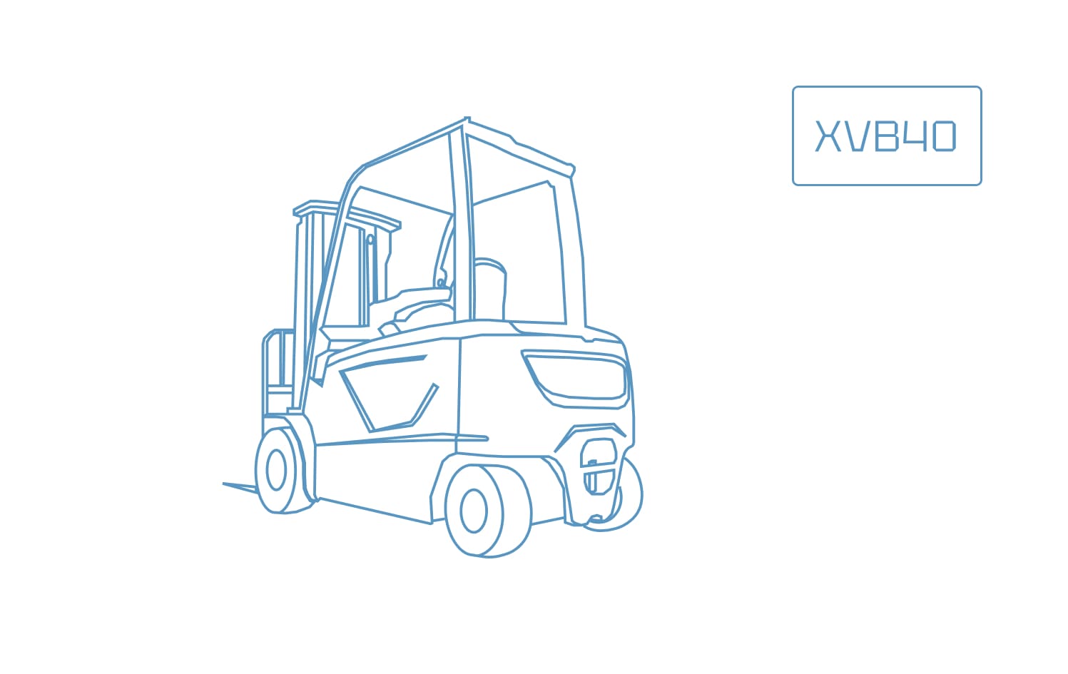 Вилочный погрузчик XCMG XVB40 Вилочный погрузчик XCMG XVB40