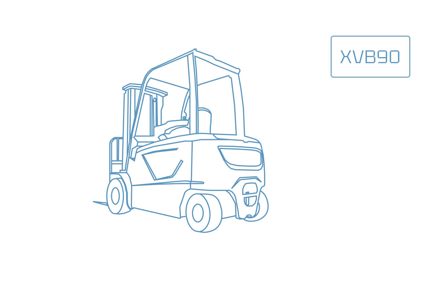 Вилочный погрузчик XCMG XVB90 Вилочный погрузчик XCMG XVB90