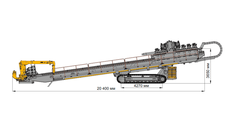 Установка горизонтального бурения ГНБ XCMG XZ11000