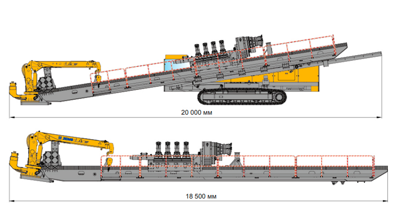 Установка горизонтального бурения ГНБ XCMG XZ5060 фото 1