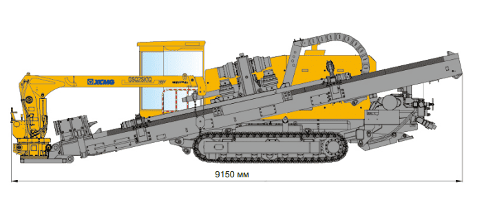 Установка горизонтального бурения ГНБ XCMG XZ720E