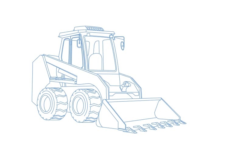Мини-погрузчик XCMG SR710RU