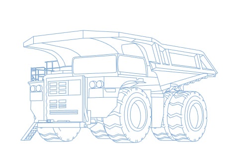 Самосвал XCMG XGA3250D5WC 8×4